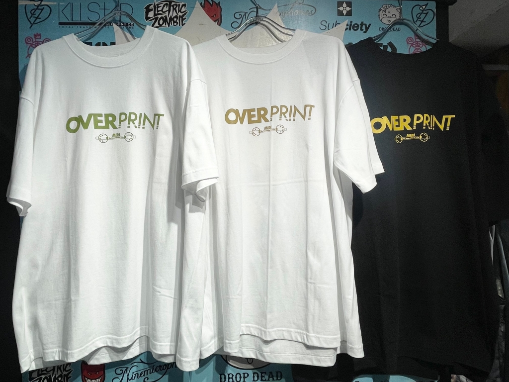 over print（オーバープリント）POP ART Tシャツ最新作が今季初