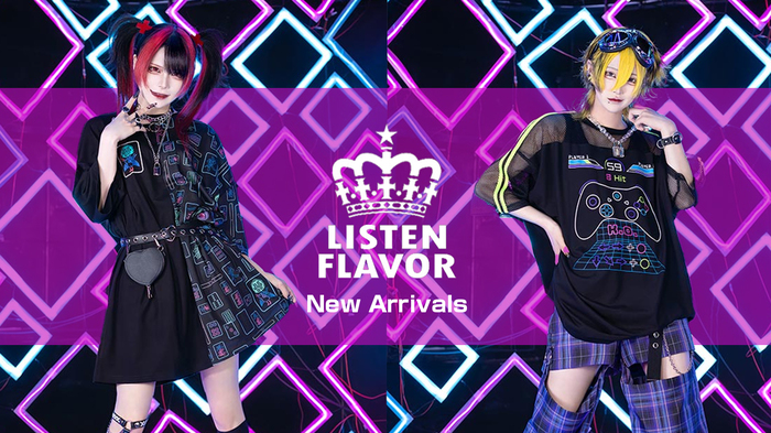 型にはまらない独自の世界観のLISTEN FLAVOR、夏のアイテムが勢揃い！麻雀、ゲームといったサブカルチャー・モチーフのTシャツが新登場！