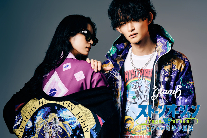 "ジョジョの奇妙な冒険 ストーンオーシャン"とglamb(グラム)コラボ・アイテム予約受付開始！空条徐倫やウェザー・リポートなどを落とし込んだアイテムは必見！