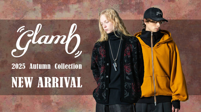 グランジ・ロックを基調にした人気ブランドglamb(グラム)より秋の最新アイテム入荷！緩急のあるシルエットにこだわったパーカーやカーディガンが登場！