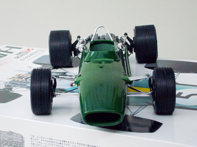 タミヤ1/12ロータス49仮組み完成 | ブログ川原模型資料館