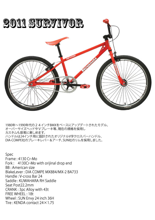 KUWAHARA 2011 KZ-01 & SURVIVOR 予約受付開始 | Toxic Works BLOG