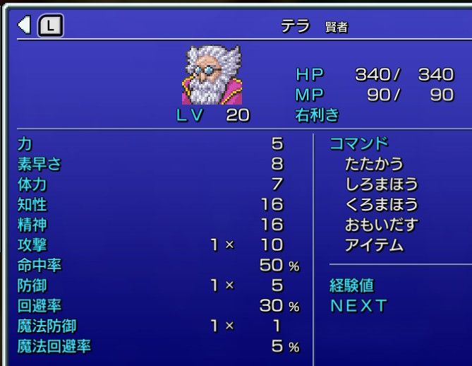 FF4 カイポの村から北の洞窟を抜けるために道をふさぐ魔物を倒すまで