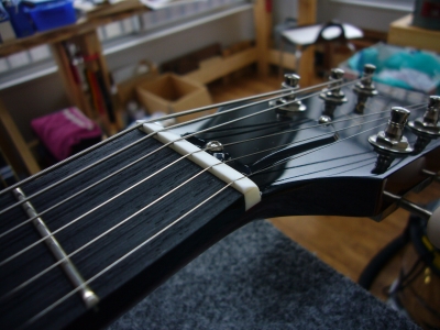 □Gibson 「Les Paul JUNIOR」のセットアップ調整 | ギターワークス