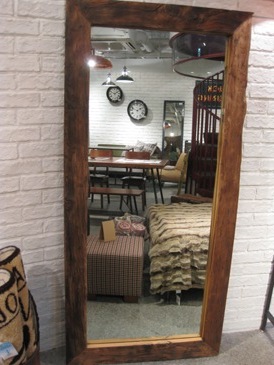 ジャーナルスタンダードファニチャー全身鏡ルームミラー古材