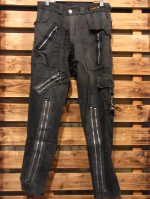 【新品未使用】Tiger of London ￼コットンジップパンツ34 新品未使用 Tiger of London タイガーオブロンドンzipパンツ34