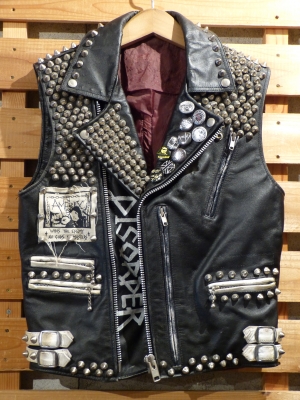 80s 鋲ジャン ハードコア パンク レザー punk hardcore リアルレザー鋲