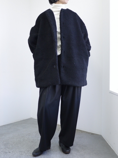 ジャケットポーランド honnete ジャケット Honnete オネット Oversized No Collar JK HO-24W J8 MIDLAND SHIP ミッドランドシップ Lifestyle select shop