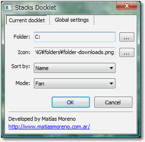 StacksDockletをObjectDockへ移植 | Blog.Ikubon.com