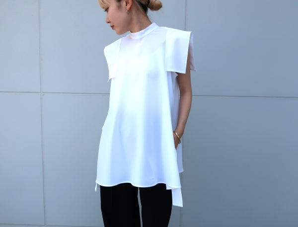 エンフォルド　SQUARE-SLIT PULLOVER WASHABLE SQUARE－SLIT PULLOVER