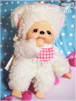 レトロ 旧ロゴ セキグチ ヒツジのチャム モンチッチ お友達 ひつじ 羊