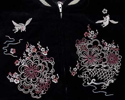 ちきりや別珍スカジャン「華兎竜」 | シロネコブログ