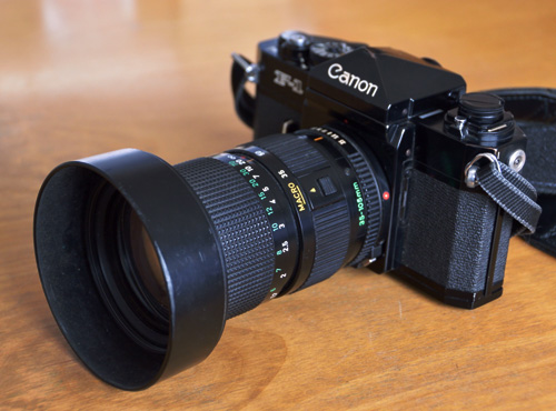 Canon F-1+New FD 35-105mm/f3.5