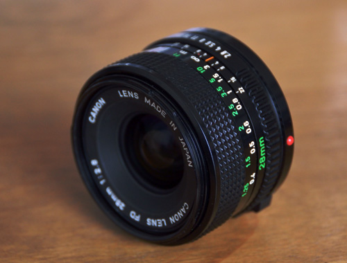 Canon New FD 28mm/f2.8