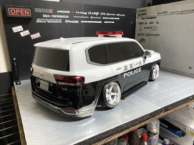 Round.271 タミヤ製ランクル300 滋賀県警パトカー仕様 | FRIGUS MODEL