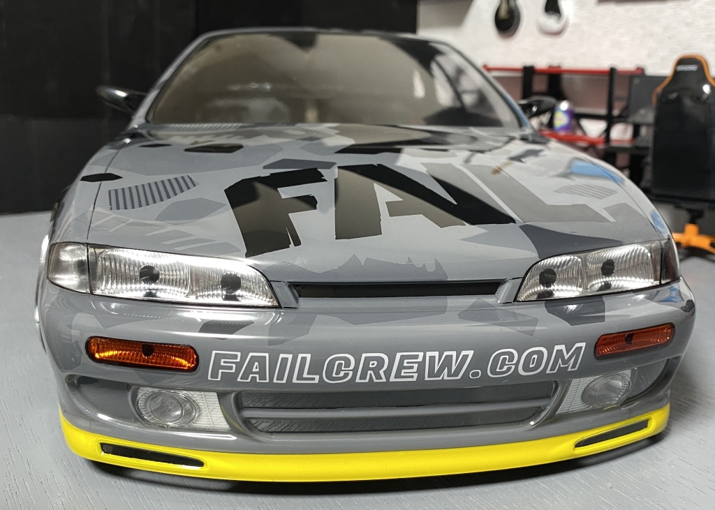 Round.301【SALE】ABCホビーS14シルビア前期 FAILCREWドクロ迷彩