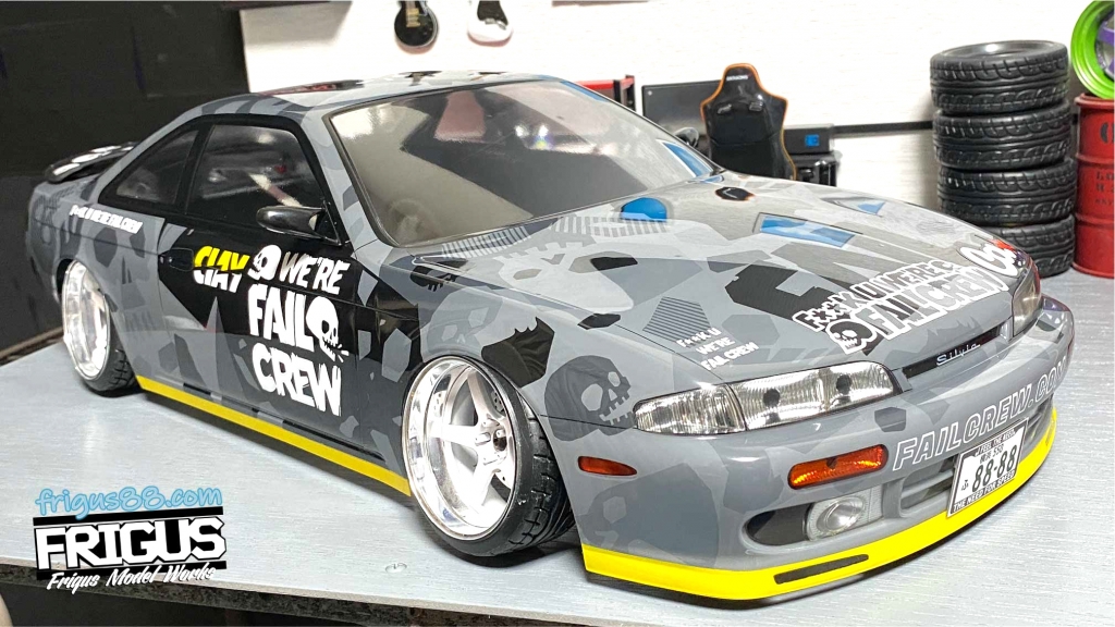 Round.301【SOLD】ABCホビーS14シルビア前期 FAILCREWドクロ迷彩
