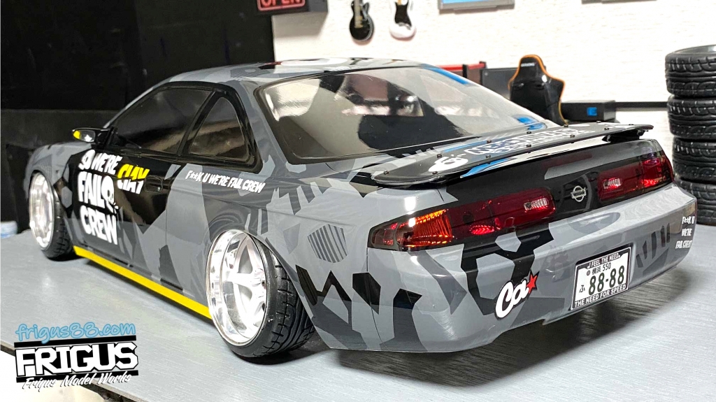 Round.301【SOLD】ABCホビーS14シルビア前期 FAILCREWドクロ迷彩