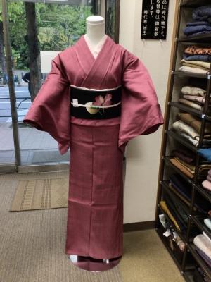 結城紬の無地の単衣 | 時代布池田ブログ