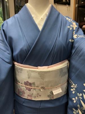 桔梗が綺麗な絽の付け下げ | 時代布池田ブログ