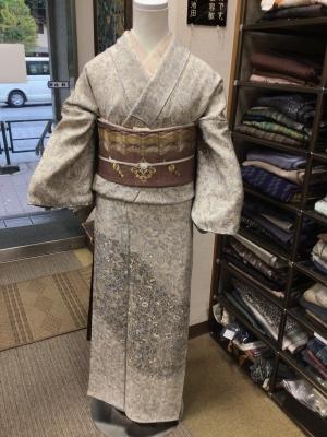 ちりめん更紗　　つけ下げ 更紗紋様の付け下げ小紋 | 時代布池田ブログ