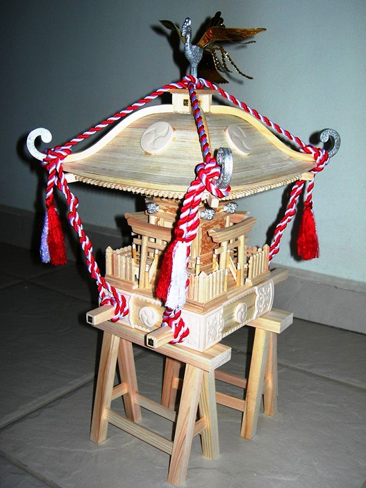 神輿の作り方 （3） 神輿の木製モデルを作る | セブ島工房
