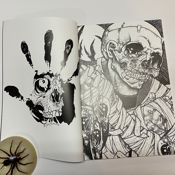 直筆サイン入り パスヘッド 画集 2023年発売 PUSHEAD ASTRO ZOMBIES | 【パスヘッド直筆サイン入り】HYPERSTOIC