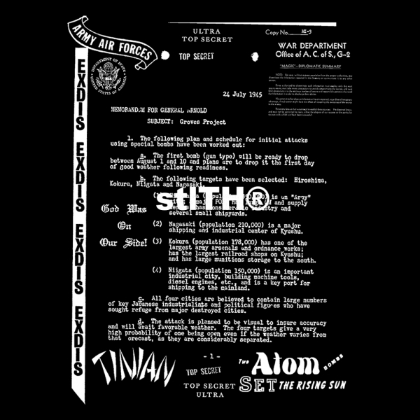 更新0806□stlTH® ENOLA GAY T shirt□in stock | FUUDOBRAIN