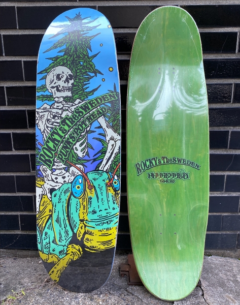 更新1130□ROCKY&TheSWEDEN_Punk's Pot Head skate board□予約受付中