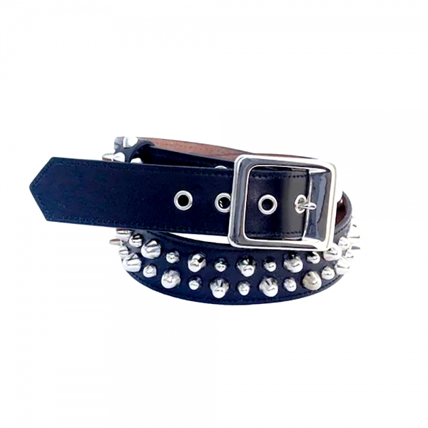 PEEL&LIFT プリン鋲 スタッズ シド・ヴィシャス ベルト M 32 更新0324□PEEL&LIFT_2-row pudding belt□Re-stock | FUUDOBRAIN