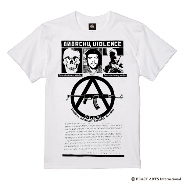 更新0212□G.I.S.M. - ANARCHY VIOLENCE / you die,you live T shirt