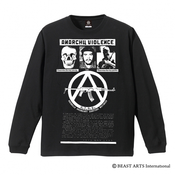 更新0410□G.I.S.M. - ANARCHY VIOLENCE / you die,you live T shirt