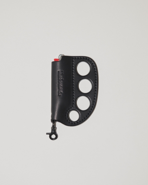 blackmeans FUUDOBRAIN別注 ケース 更新0819□【blackmeans】KNUCKLE LIGHTER CASE BLACK□In Stock