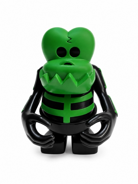 更新0609□BxH x FUÜDOBRAIN SKULL-KUN【30th ver. GREEN