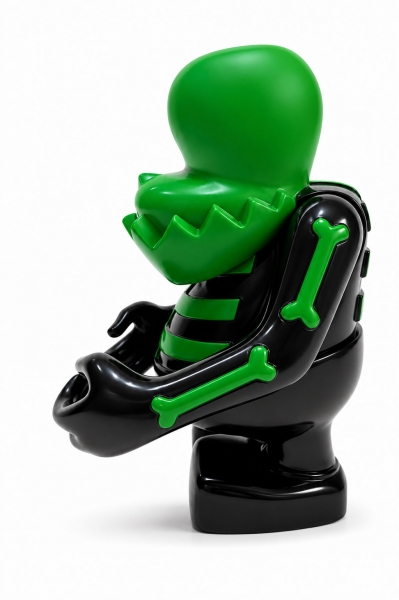 更新0609□BxH x FUÜDOBRAIN SKULL-KUN【30th ver. GREEN