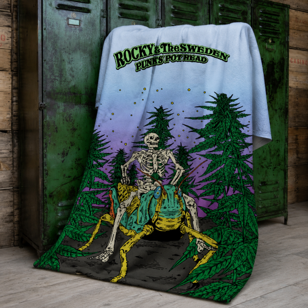 更新0616□ROCKY&TheSWEDEN_“PUNKS POT HEAD” BEACH TOWEL□pre-order