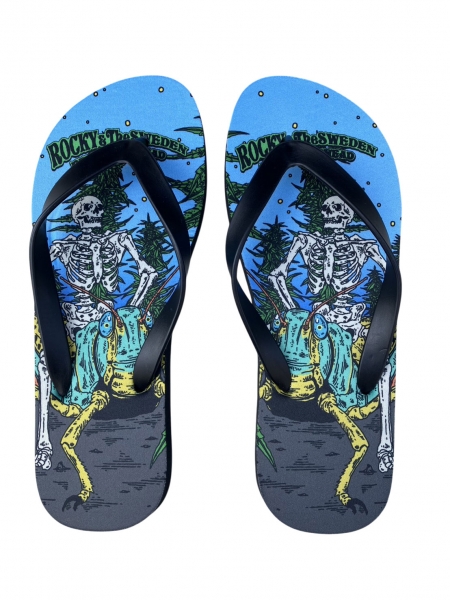 更新0709□ROCKY&TheSWEDEN_“PUNKS POT HEAD” Flip Flops ビーチ