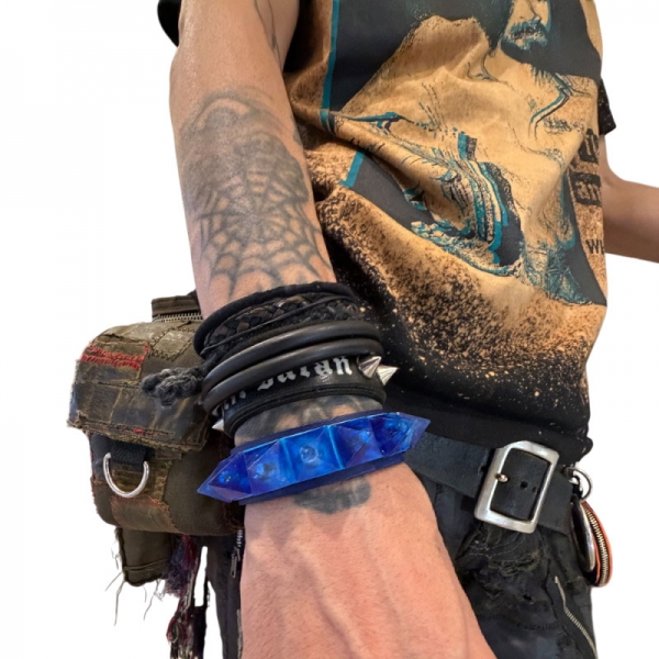更新0625□A.F.P. x WHEV_【DIY Crystal Blue Studs Wristband