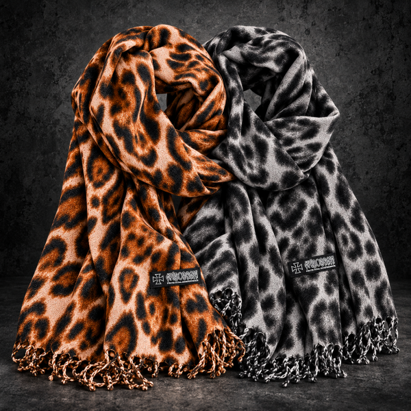 更新0928□FUÜDOBRAIN “FERAL LEOPARD” LONG MUFFLER□予約受付中