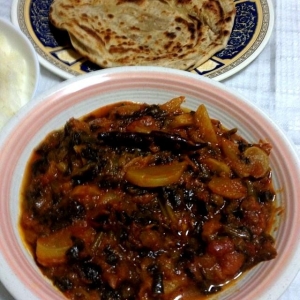 かぶとほうれん草のカレー