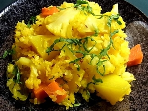 野菜ピラフ