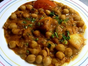 ひよこ豆のカレー