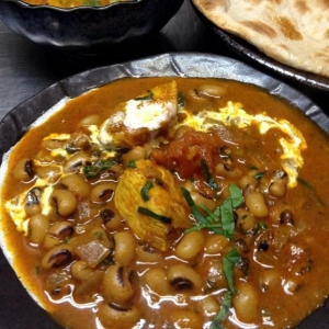 ロビア豆のカレー