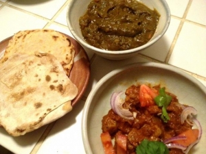 菜の花のカレー・ポークマサラ