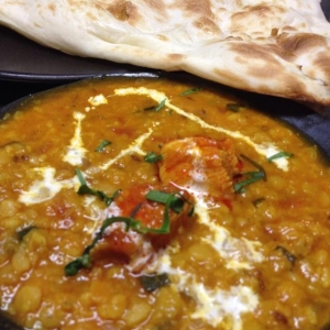 豆とチキンのカレー