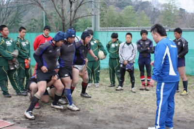 東京農大二高ラグビー部ヤッケ ピステ