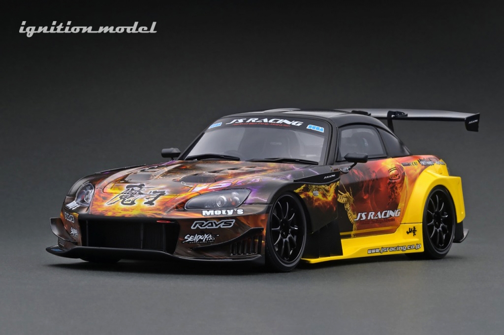 JS Racing S2000 魔王号 1/64 1/64イグニッションモデルJ'S RACING魔王号s2000、s2000ワイルド