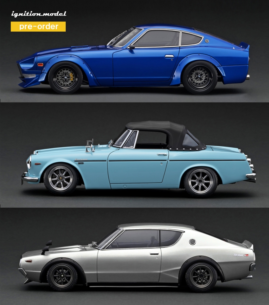 1/18 フェアレディ2000 DATSUN Fairlady 2000 (SR311) LightBlue  