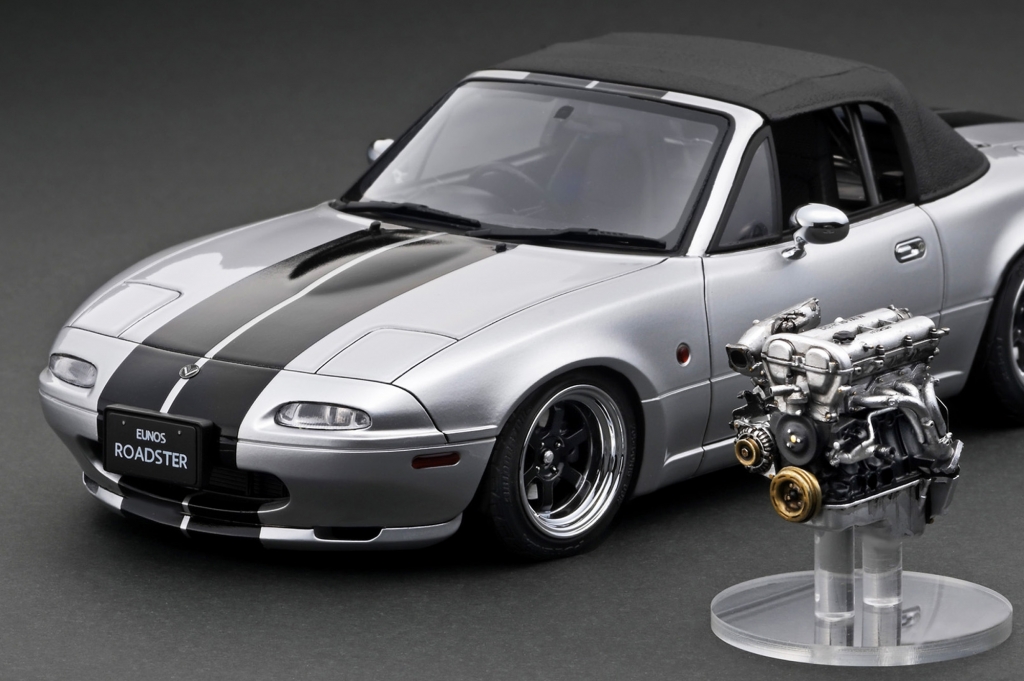 予告：1/18エンジン付 WEB限定モデル「ユーノスロードスター(NA