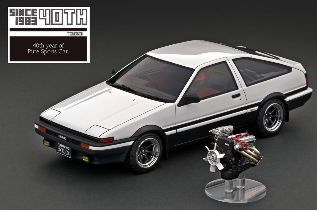AE86」生誕40周年記念モデル:「第62回 静岡ホビーショー」会場 AE86」生誕40周年記念モデル:「第62回 静岡ホビーショー」会場
